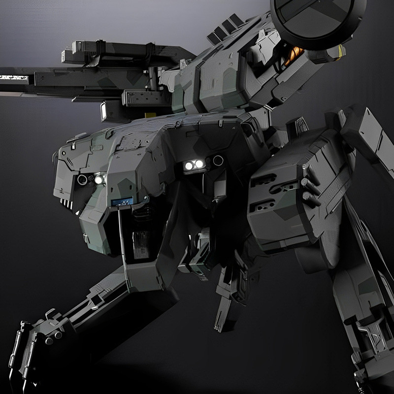 Chogokin Metal Gear REX Bandai Metal Gear Solid Chogokin Metal Gear REX Bandai Metal Gear Solid