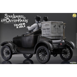 Statue Laurel & Hardy Towed In A Hole Ford T Infinite Statue Laurel & Hardy