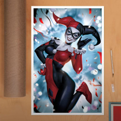 Impression Art Print Harley Quinn Sideshow DC Comics