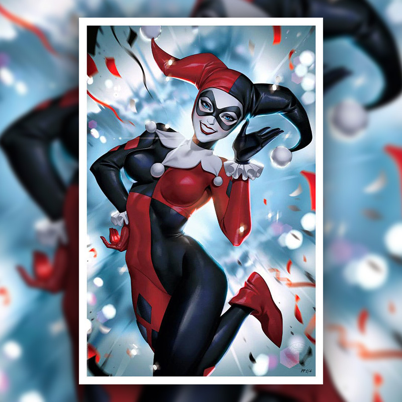 Impression Art Print Harley Quinn Sideshow DC Comics Impression Art Print Harley Quinn Sideshow DC Comics