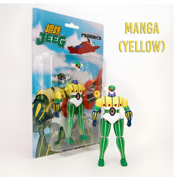 Figurine Jeeg Mini Metal Fabbrica Manga Yellow HL PRO Kotetsu Jeeg