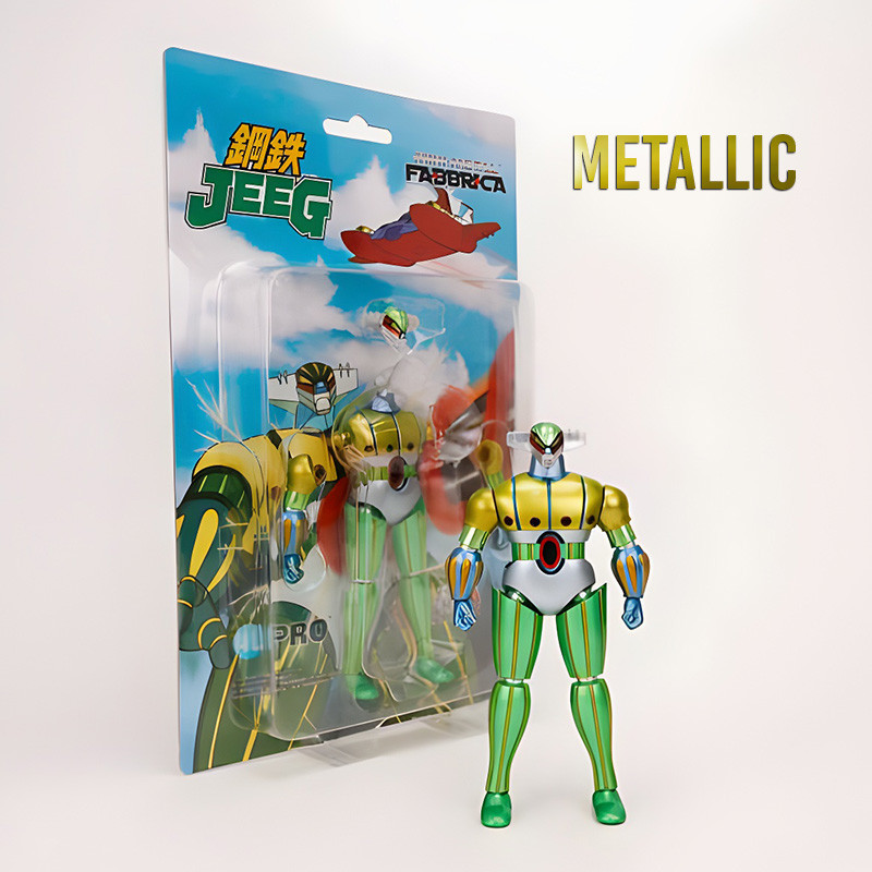 Figurine Jeeg Mini Metal Fabbrica Metallic HL PRO Kotetsu Jeeg Figurine Jeeg Mini Metal Fabbrica Metallic HL PRO Kotetsu Jeeg