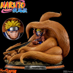  NARUTO Statue Naruto & Kyubi Linked by the seal HQS Tsume Art