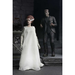 Set 2 Figurines Monster & his Mate 90th Anniversary Neca La Fiancée de Frankenstein