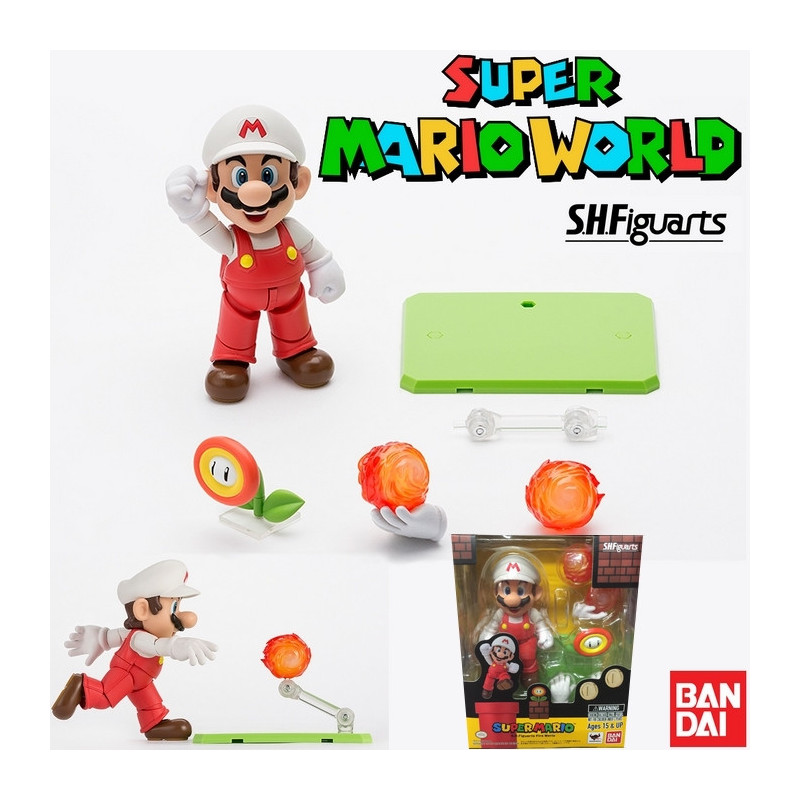 SUPER MARIO figurine Mario Fire S.H. Figuarts Bandai SUPER MARIO figurine Mario Fire S.H. Figuarts Bandai