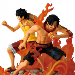 Figurine Ace & Luffy Ichibansho Dramatic Memories Bandai One Piece