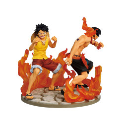 Figurine Ace & Luffy Ichibansho Dramatic Memories Bandai One Piece