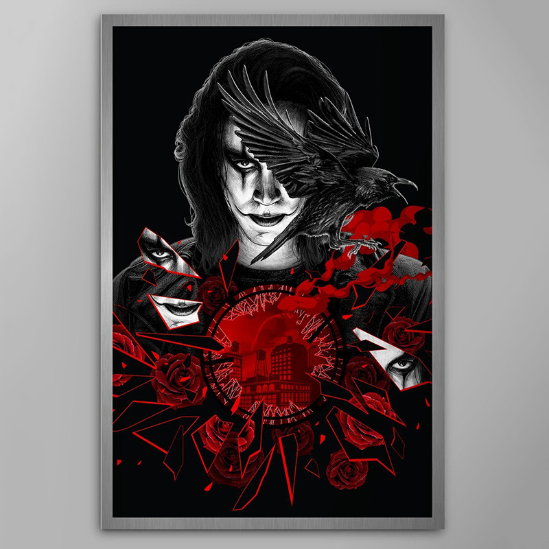 Art Print Aluminium The Crow Hollywood Collectibles Group The Crow Art Print Aluminium The Crow Hollywood Collectibles Group The Crow