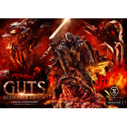 Statue Guts Berserker Armor / Grunbeld VS Guts Deluxe Version Prime 1 Studio Berserk