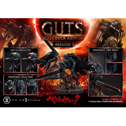Statue Guts Berserker Armor / Grunbeld VS Guts Deluxe Version Prime 1 Studio Berserk