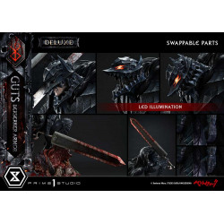 Statue Guts Berserker Armor / Grunbeld VS Guts Deluxe Version Prime 1 Studio Berserk
