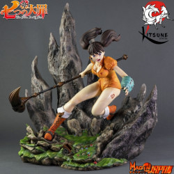  THE SEVEN DEADLY SINS Statue Diane Serpent de l'envie Kitsune