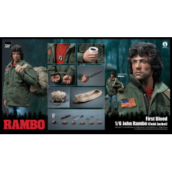 Figurine John Rambo Field Jacket Threezero Rambo First Blood