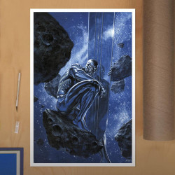 Impression Art Print Silver Surfer Ghost Light Sideshow Marvel