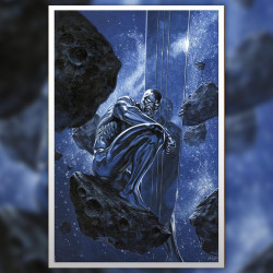Impression Art Print Silver Surfer Ghost Light Sideshow Marvel