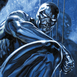 Impression Art Print Silver Surfer Ghost Light Sideshow Marvel