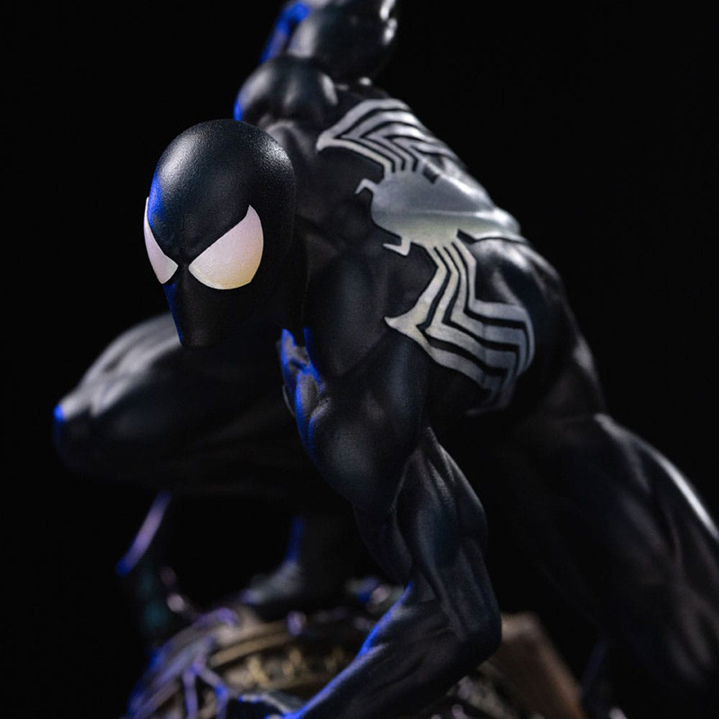 Statue Spider-Man Black Costume BDS Art Scale Iron Studios Marvel