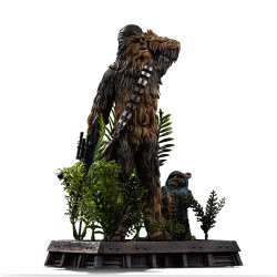 Statue Art Scale Chewbacca & Tokkat Iron Studios Star Wars Episode VI