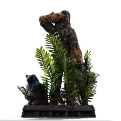Statue Art Scale Chewbacca & Tokkat Iron Studios Star Wars Episode VI