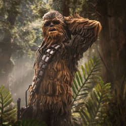 Statue Art Scale Chewbacca & Tokkat Iron Studios Star Wars Episode VI