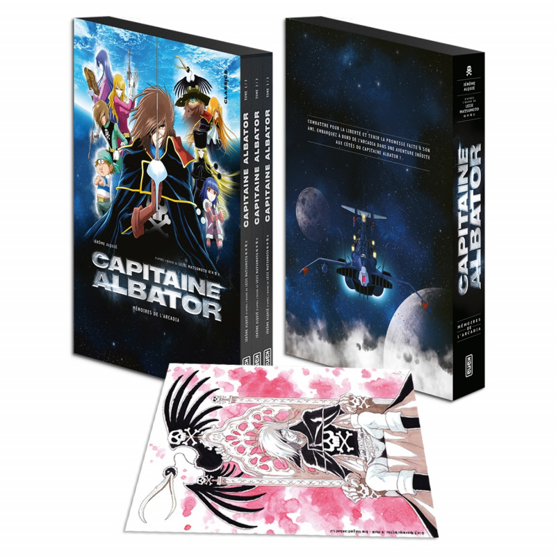ALBATOR Coffret Intégral BD Capitaine Albator - Mémoires de l'Arcadia