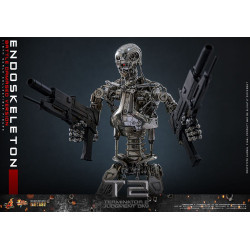 Figurine Movie Masterpiece Endoskeleton Battle Damaged Version Diecast Hot Toys Terminator 2