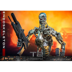 Figurine Movie Masterpiece Endoskeleton Battle Damaged Version Diecast Hot Toys Terminator 2