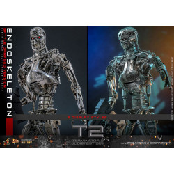 Figurine Movie Masterpiece Endoskeleton Battle Damaged Version Diecast Hot Toys Terminator 2
