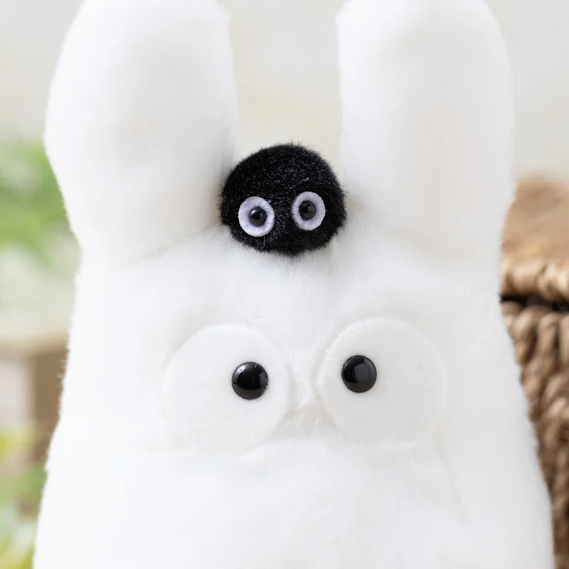 Peluche Totoro Blanc avec noiraude Sun Arrow Mon voisin Totoro Peluche Totoro Blanc avec noiraude Sun Arrow Mon voisin Totoro
