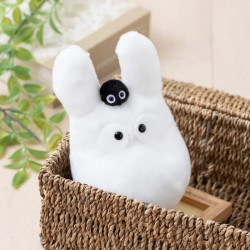 Peluche Totoro Blanc avec noiraude Sun Arrow Mon voisin Totoro