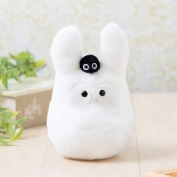 Peluche Totoro Blanc avec noiraude Sun Arrow Mon voisin Totoro