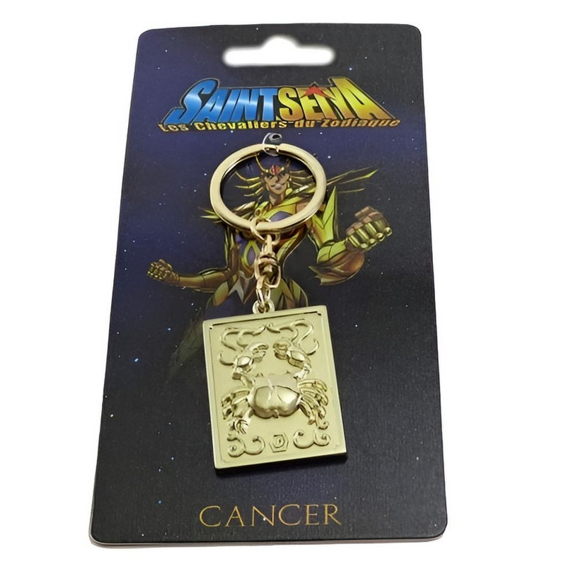 SAINT SEIYA Porte-Clés Or Cancer Métal Pandora Box SAINT SEIYA Porte-Clés Or Cancer Métal Pandora Box