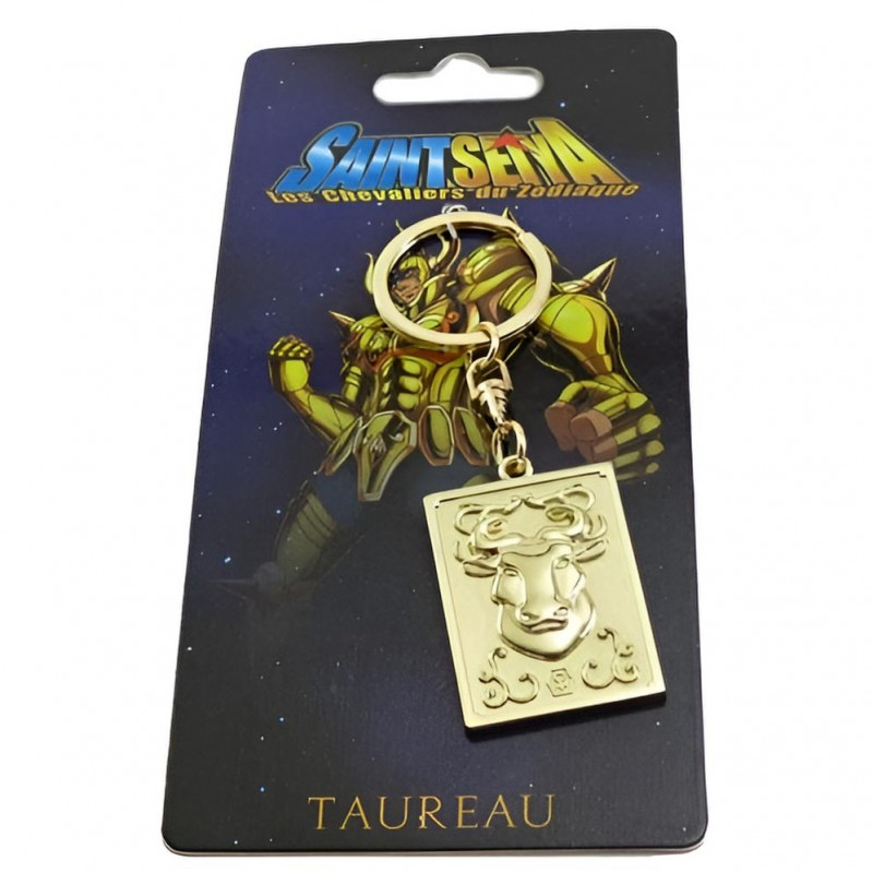 SAINT SEIYA Porte-Clés Or Taureau Métal Pandora Box SAINT SEIYA Porte-Clés Or Taureau Métal Pandora Box