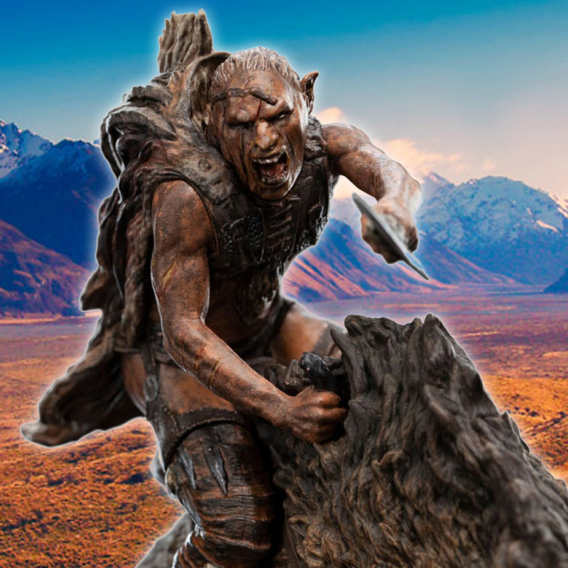 Statuette Sharkû on Warg Weta Workshop Le Seigneur des Anneaux Statuette Sharkû on Warg Weta Workshop Le Seigneur des Anneaux
