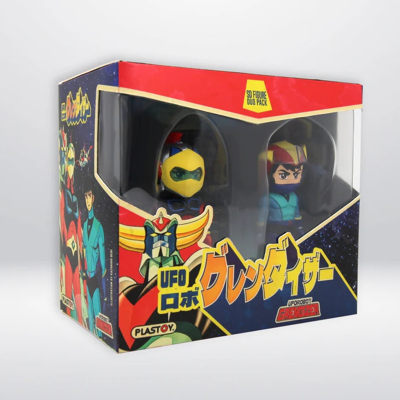 GOLDORAK Pack Duo Figurines Actarus & Alcor Plastoy GOLDORAK Pack Duo Figurines Actarus & Alcor Plastoy