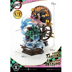 Statue Nezuko & Tanjiro Concept Masterline Series Ultimate Version Prime 1 Studio Demon Slayer