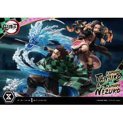 Statue Nezuko & Tanjiro Concept Masterline Series Ultimate Version Prime 1 Studio Demon Slayer