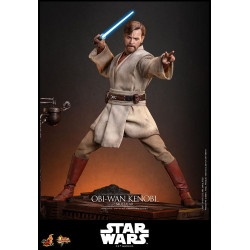 Figurine Obi-Wan Kenobi Mustafar Movie Masterpiece Hot Toys Star Wars Episode III