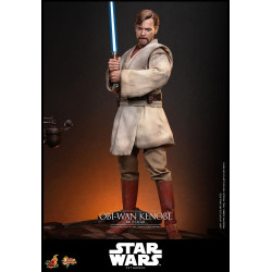 Figurine Obi-Wan Kenobi Mustafar Movie Masterpiece Hot Toys Star Wars Episode III