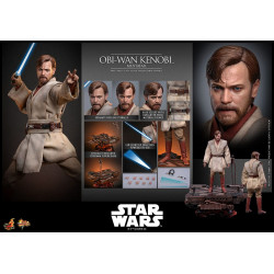 Figurine Obi-Wan Kenobi Mustafar Movie Masterpiece Hot Toys Star Wars Episode III