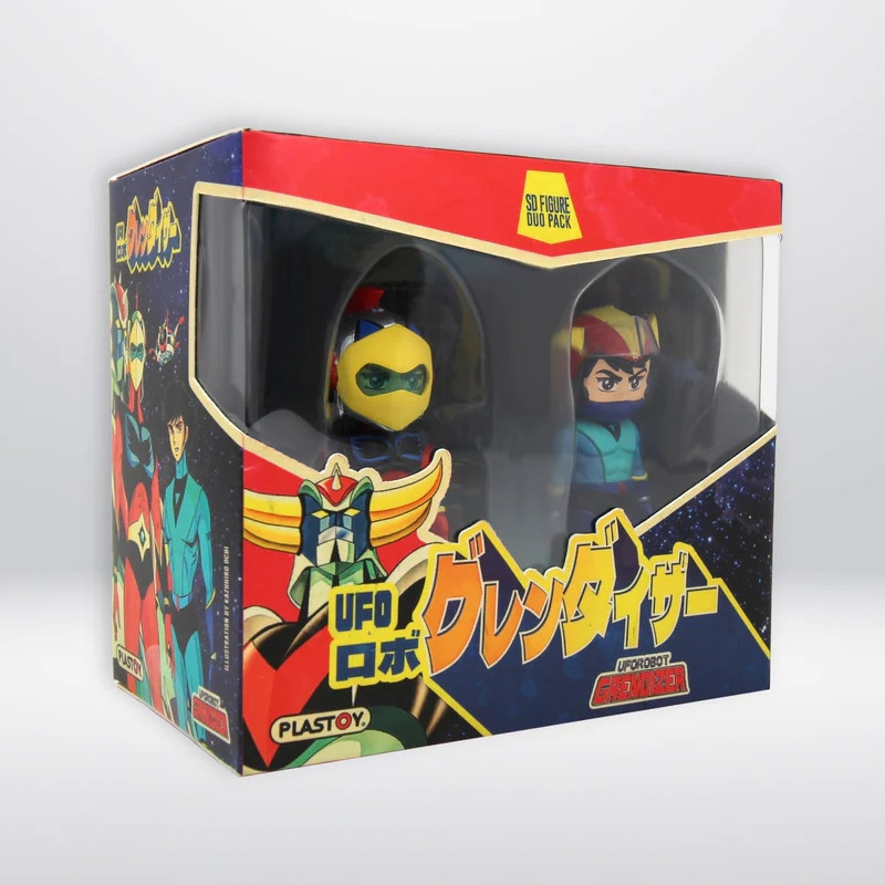 GOLDORAK Pack Duo Figurines Actarus & Alcor Plastoy