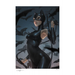 Impression Art Print Catwoman Sideshow DC Comics