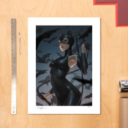 Impression Art Print Catwoman Sideshow DC Comics
