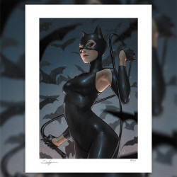 Impression Art Print Catwoman Sideshow DC Comics