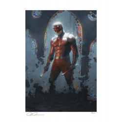 Impression Art Print Dardevil Born Again Sideshow Marvel