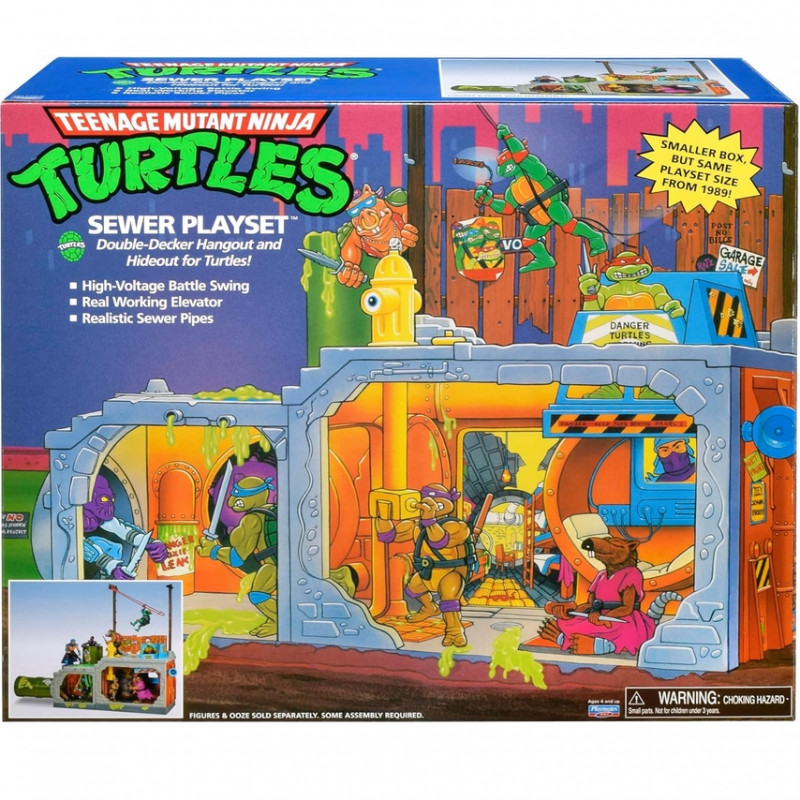 TORTUES NINJA Playset Secret Sewer Lid Playmates TORTUES NINJA Playset Secret Sewer Lid Playmates