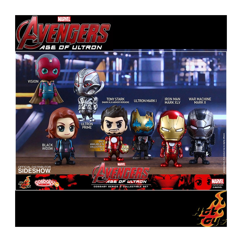 AVENGERS pack figurines Cosbaby Hot Toys