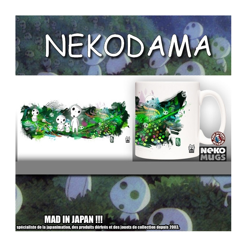 PRINCESSE MONONOKE mug Nekodama Nekowear