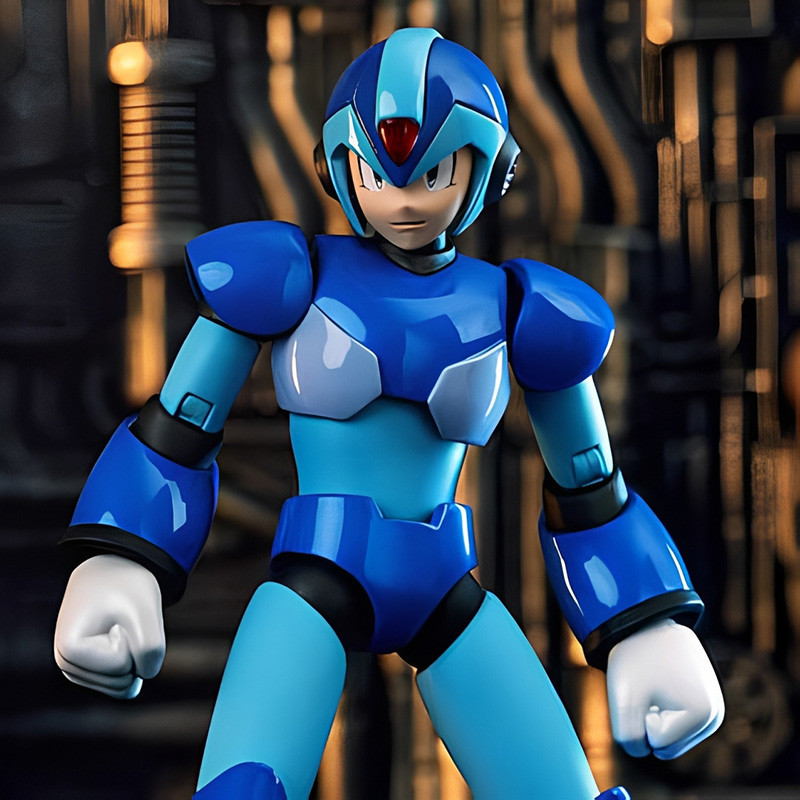 Figurine Exquisite Basic Megaman Hiya Toys Megaman Figurine Exquisite Basic Megaman Hiya Toys Megaman