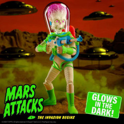 Figurine Ultimates Martian Invasion Begins Glow In The Dark Super7 Mars Attacks